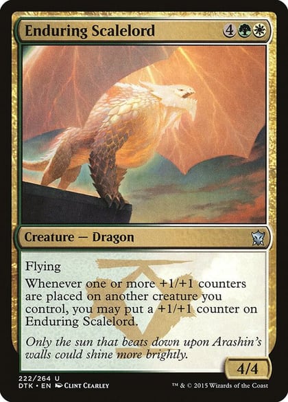 Enduring Scalelord, Dragons of Tarkir 222