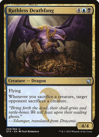 Ruthless Deathfang, Dragons of Tarkir 229
