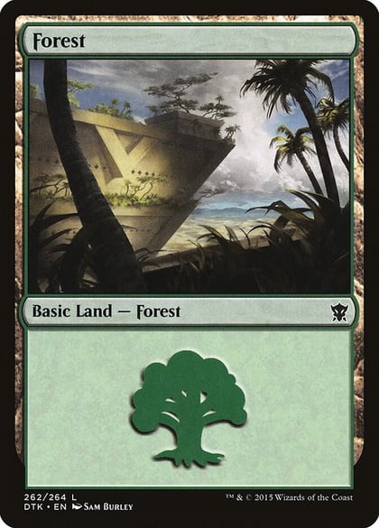 Forest (262), Dragons of Tarkir 262