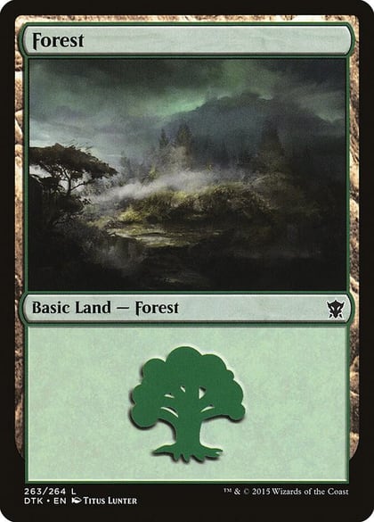 Forest (263), Dragons of Tarkir 263