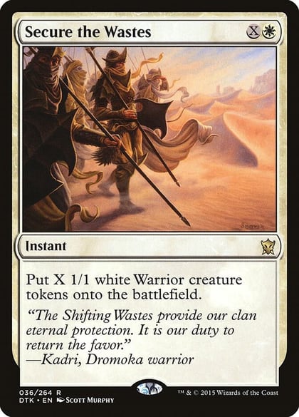 Secure the Wastes, Dragons of Tarkir 36