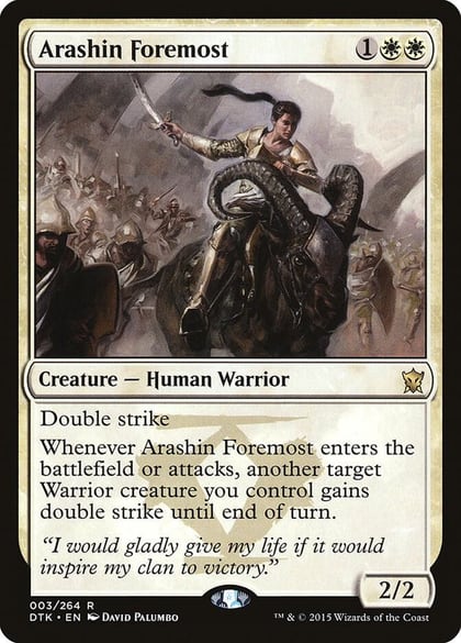 Arashin Foremost, Dragons of Tarkir 3