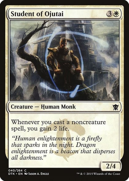 Student of Ojutai, Dragons of Tarkir 40