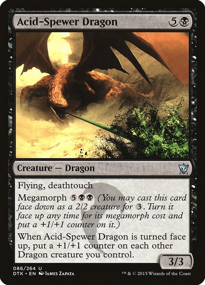 Acid-Spewer Dragon, Dragons of Tarkir 86