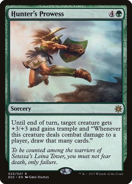 Hunter's Prowess, Explorers of Ixalan 33