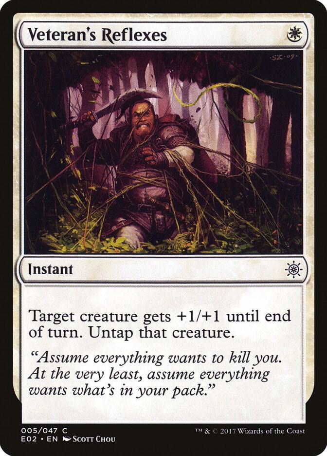 Veteran's Reflexes, Explorers of Ixalan 5