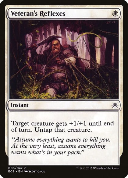 Veteran's Reflexes, Explorers of Ixalan 5