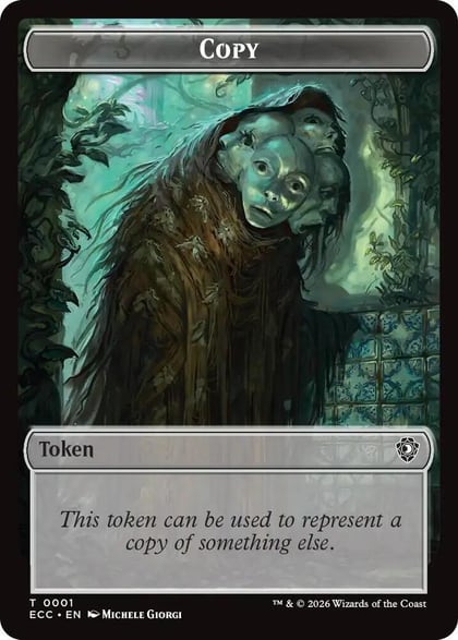 Copy // Elemental (0010) Double-Sided Token, Commander: Lorwyn Eclipsed 1 // 10