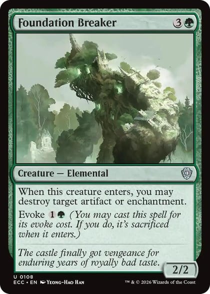 Foundation Breaker, Commander: Lorwyn Eclipsed 108