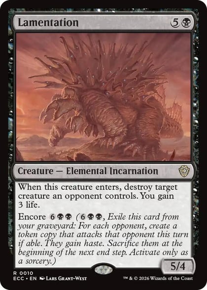 Lamentation, Commander: Lorwyn Eclipsed 10
