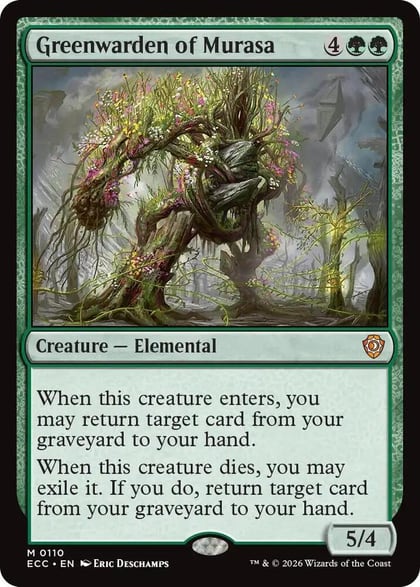 Greenwarden of Murasa, Commander: Lorwyn Eclipsed 110