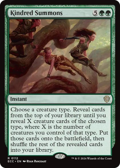 Kindred Summons, Commander: Lorwyn Eclipsed 112