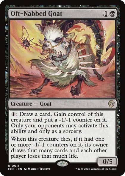Oft-Nabbed Goat, Commander: Lorwyn Eclipsed 11