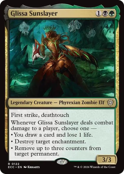 Glissa Sunslayer, Commander: Lorwyn Eclipsed 122