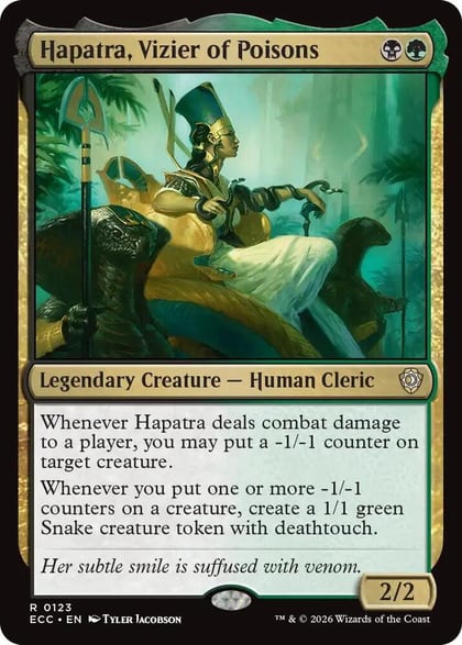 Hapatra, Vizier of Poisons, Commander: Lorwyn Eclipsed 123