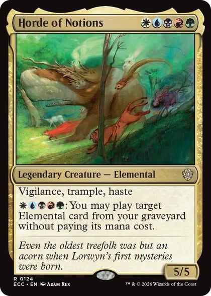 Horde of Notions, Commander: Lorwyn Eclipsed 124