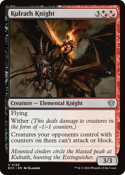 Kulrath Knight, Commander: Lorwyn Eclipsed 126