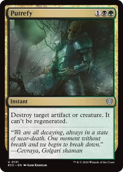 Putrefy, Commander: Lorwyn Eclipsed 131