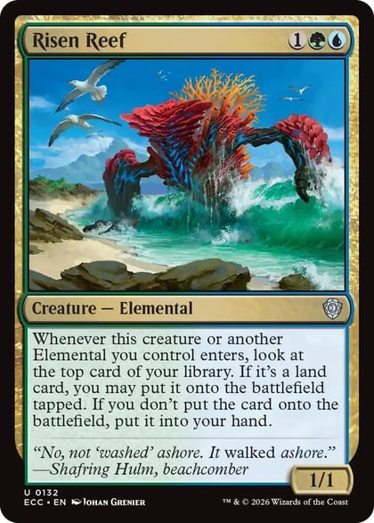 Risen Reef, Commander: Lorwyn Eclipsed 132