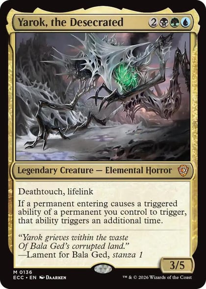 Yarok, the Desecrated, Commander: Lorwyn Eclipsed 136