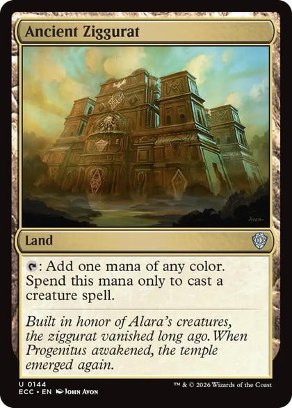 Ancient Ziggurat, Commander: Lorwyn Eclipsed 144