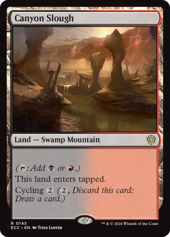 Canyon Slough, Commander: Lorwyn Eclipsed 145