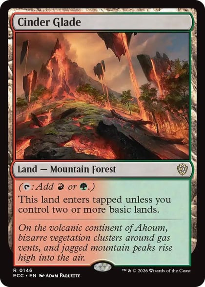 Cinder Glade, Commander: Lorwyn Eclipsed 146