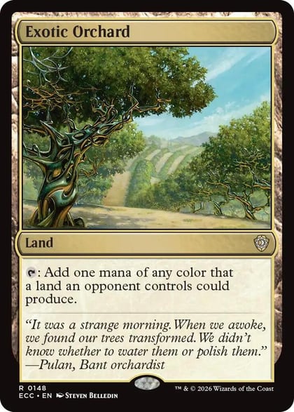 Exotic Orchard, Commander: Lorwyn Eclipsed 148