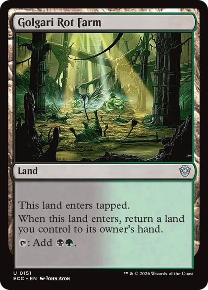 Golgari Rot Farm, Commander: Lorwyn Eclipsed 151
