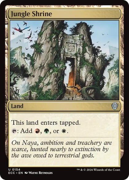 Jungle Shrine, Commander: Lorwyn Eclipsed 154