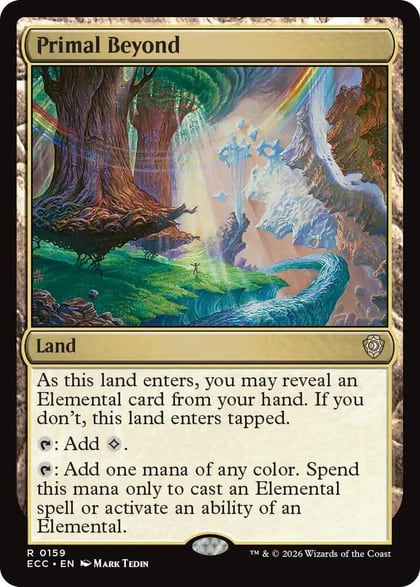 Primal Beyond, Commander: Lorwyn Eclipsed 159
