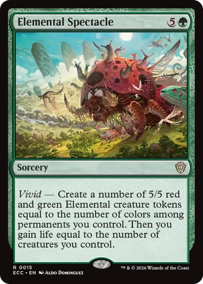Elemental Spectacle, Commander: Lorwyn Eclipsed 15