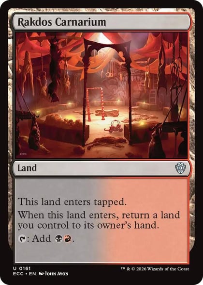 Rakdos Carnarium, Commander: Lorwyn Eclipsed 161