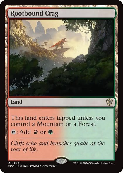 Rootbound Crag, Commander: Lorwyn Eclipsed 163