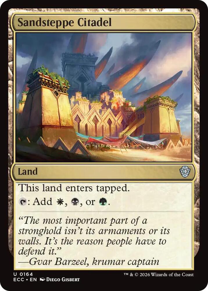 Sandsteppe Citadel, Commander: Lorwyn Eclipsed 164