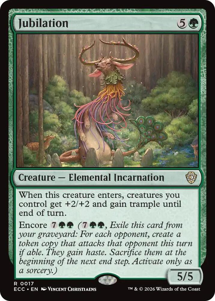 Jubilation, Commander: Lorwyn Eclipsed 17