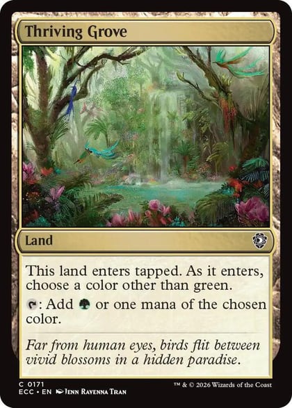 Thriving Grove, Commander: Lorwyn Eclipsed 171