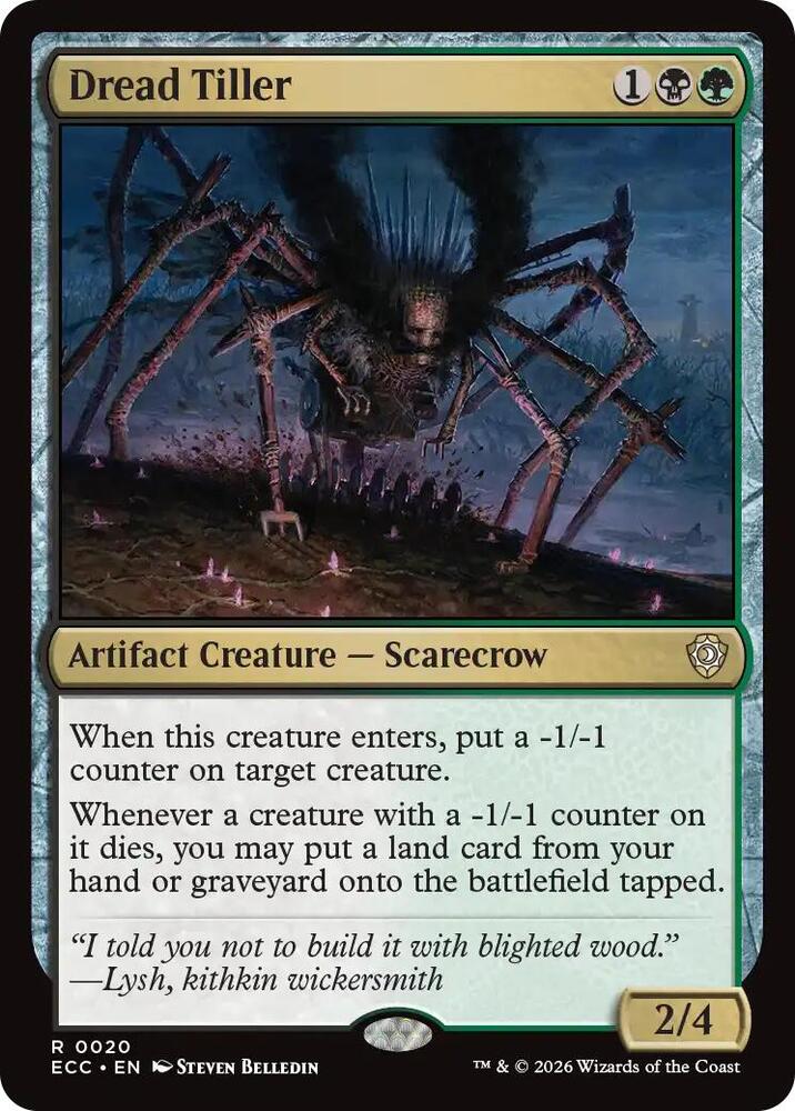 Dread Tiller, Commander: Lorwyn Eclipsed 20