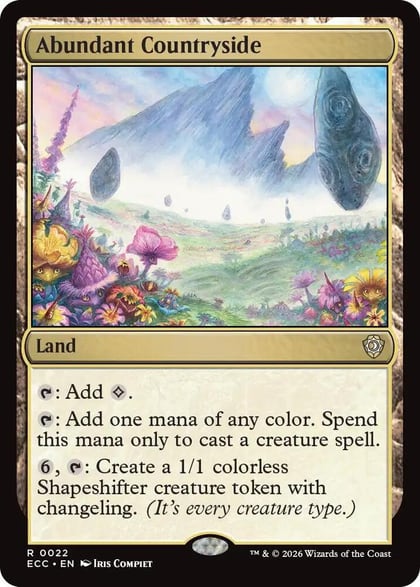Abundant Countryside, Commander: Lorwyn Eclipsed 22