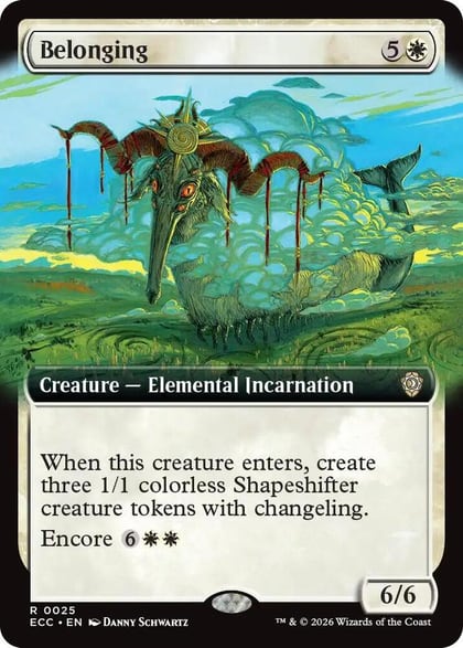 Belonging (Extended Art), Commander: Lorwyn Eclipsed 25