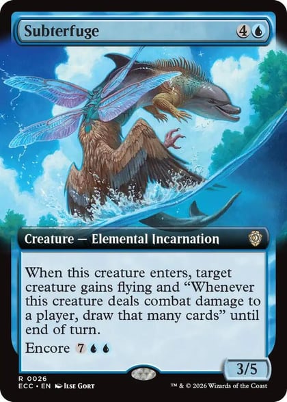 Subterfuge (Extended Art), Commander: Lorwyn Eclipsed 26