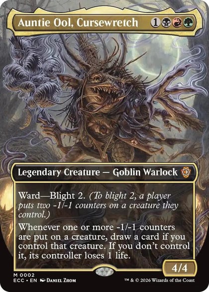 Auntie Ool, Cursewretch (Borderless), Commander: Lorwyn Eclipsed 2