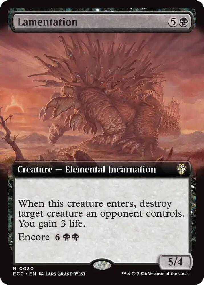 Lamentation (Extended Art), Commander: Lorwyn Eclipsed 30
