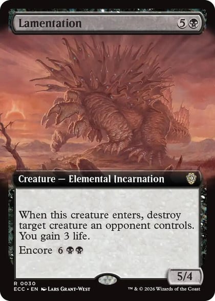 Lamentation (Extended Art), Commander: Lorwyn Eclipsed 30