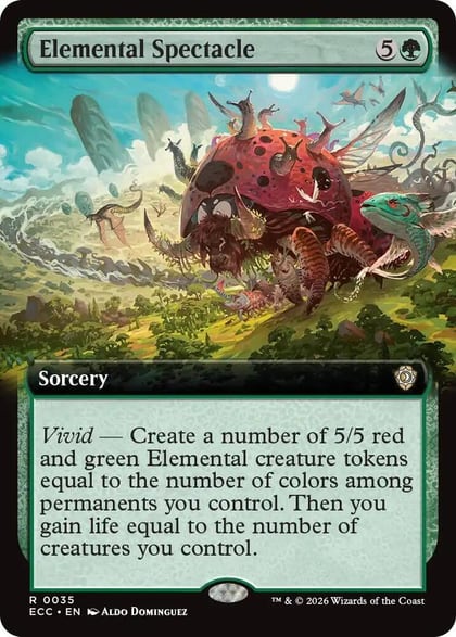 Elemental Spectacle (Extended Art), Commander: Lorwyn Eclipsed 35