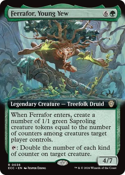 Ferrafor, Young Yew (Extended Art), Commander: Lorwyn Eclipsed 36