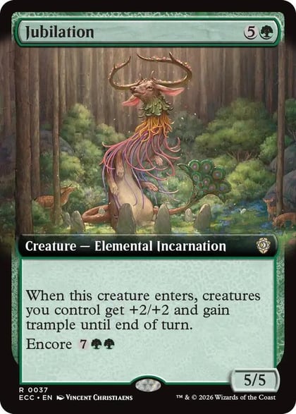 Jubilation (Extended Art), Commander: Lorwyn Eclipsed 37