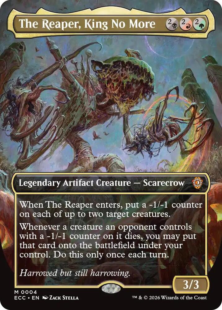 The Reaper, King No More (Borderless), Commander: Lorwyn Eclipsed 4
