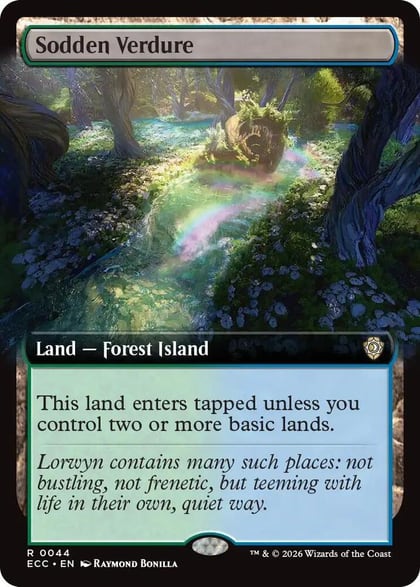 Sodden Verdure (Extended Art), Commander: Lorwyn Eclipsed 44