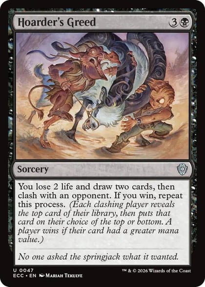 Hoarder's Greed, Commander: Lorwyn Eclipsed 47